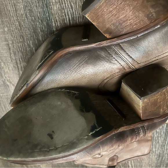 Sam Edelman Size 8M slight slouch cowboy boots in good used condition - Picture 6 of 12